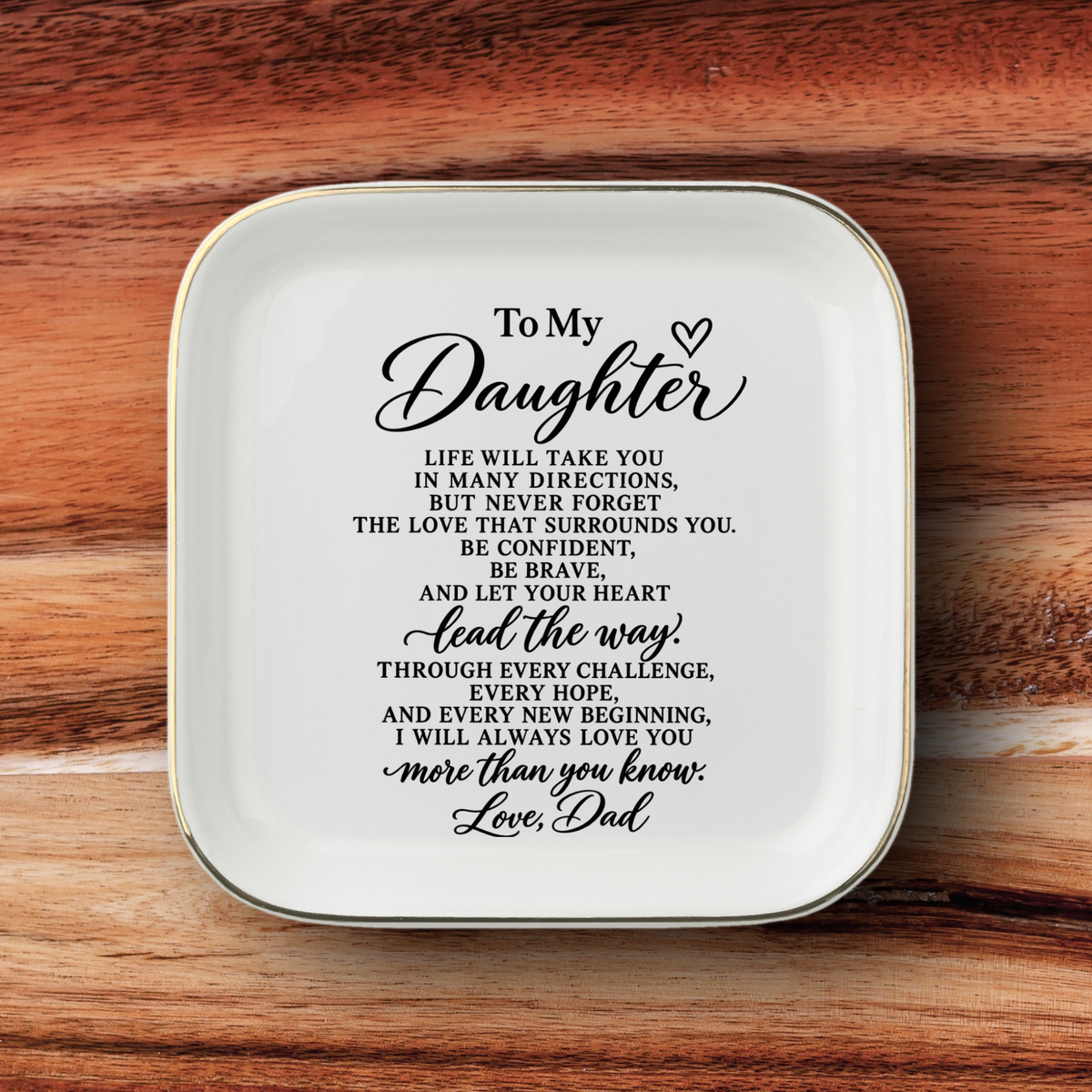 My Daughter Jewelry Dish