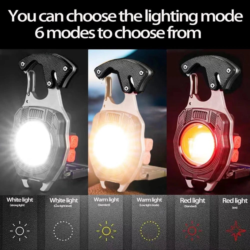 Rechargeable Emergency Keychain Work Light