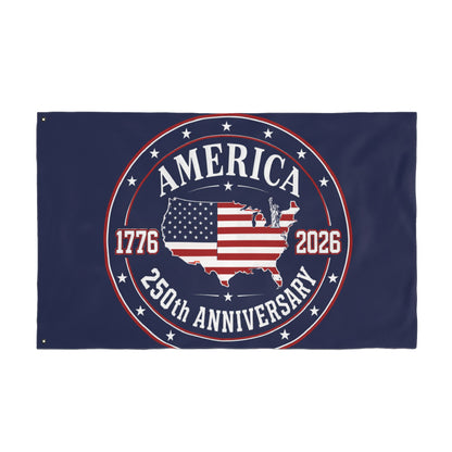 America 250th Anniversary Flag – 1776–2026 Double-Sided Flag