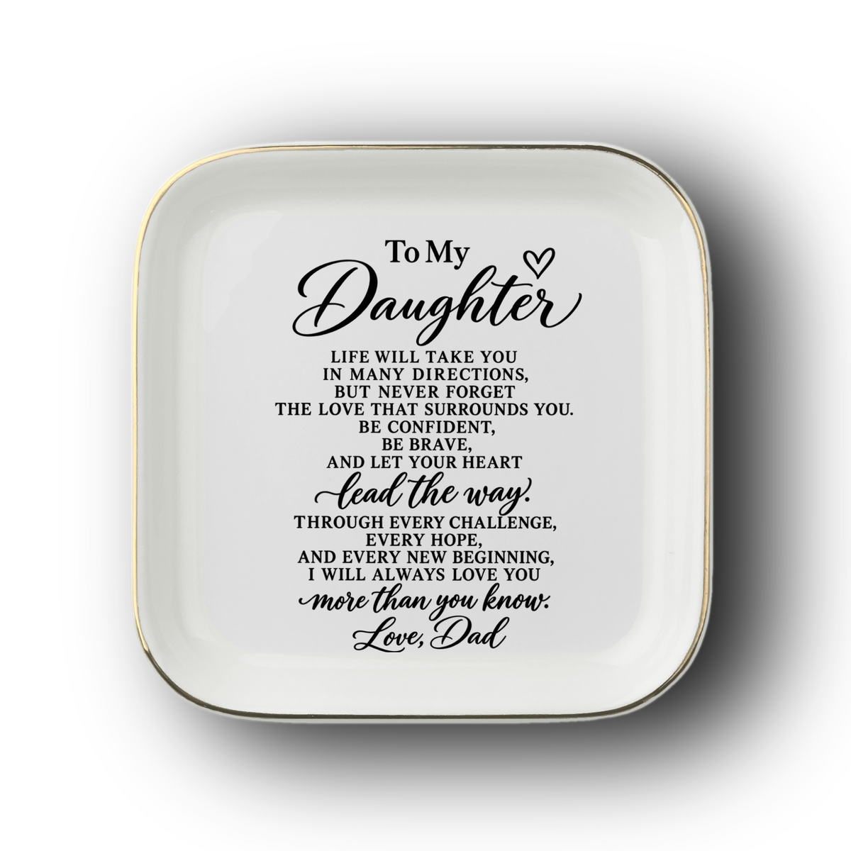 My Daughter Jewelry Dish