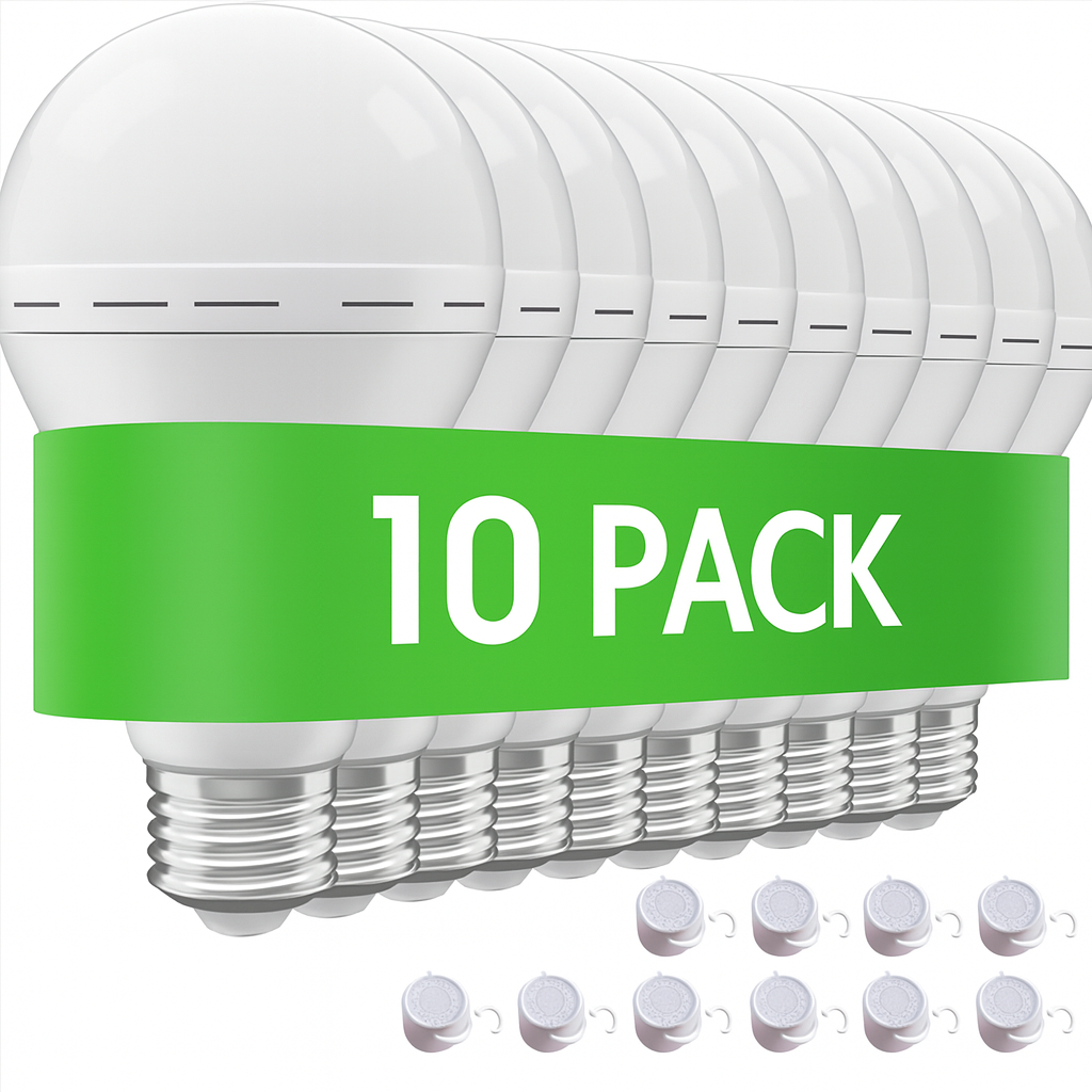 StormSafe™ LED Rechargeable Backup Bulb — Instant Light During Power Outages