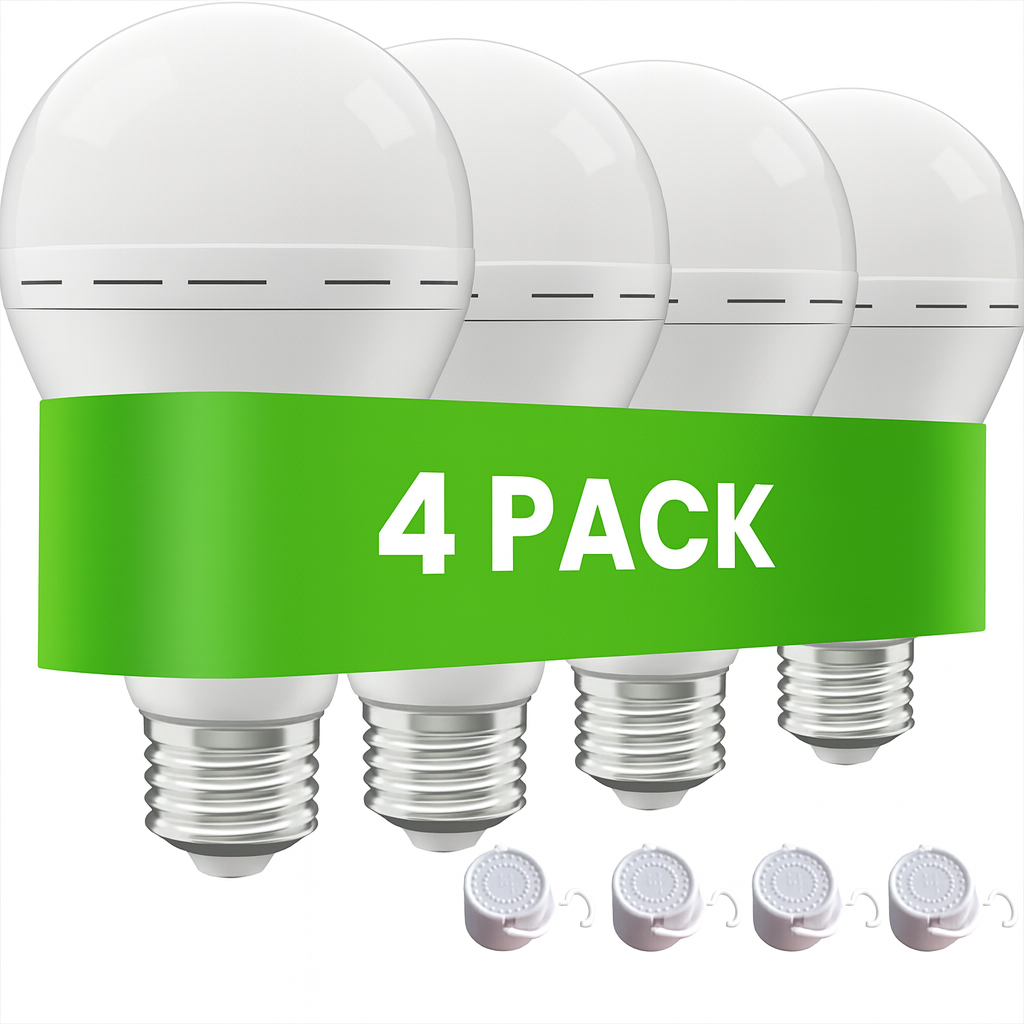 StormSafe™ LED Rechargeable Backup Bulb — Instant Light During Power Outages