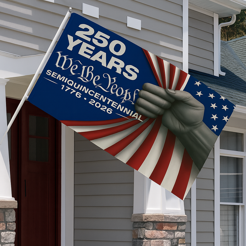 The Patriot’s Grip (Horizontal) Flag