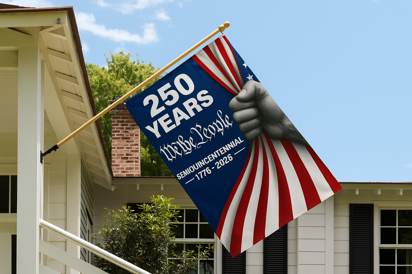 The Patriot’s Grip (Vertical) Flag