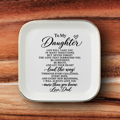 My Daughter Jewelry Dish