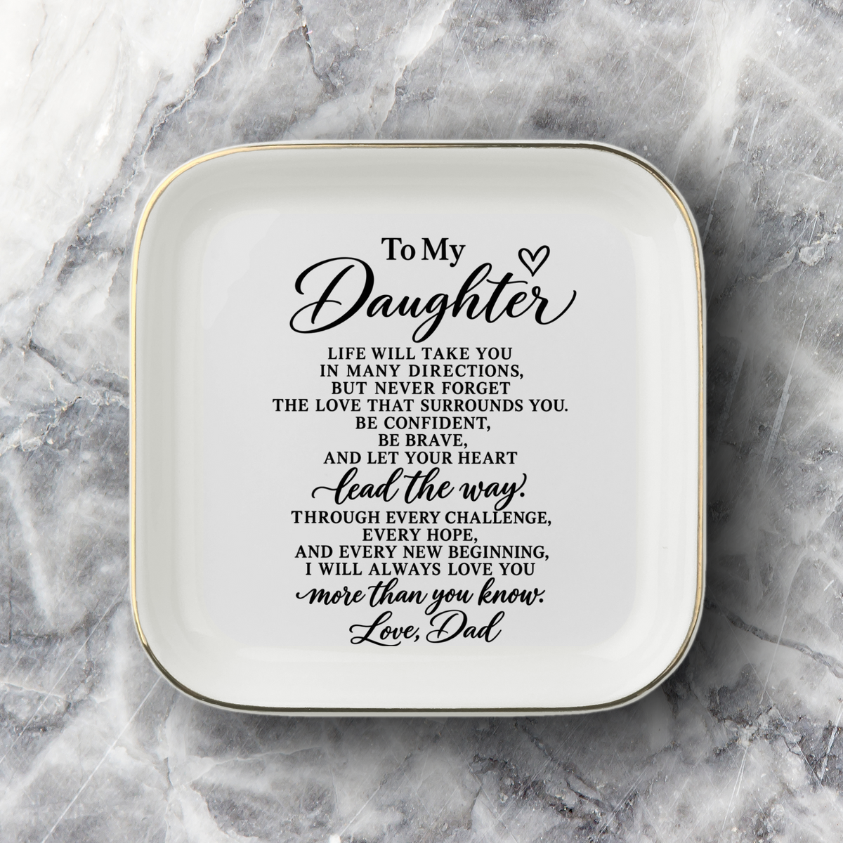 My Daughter Jewelry Dish