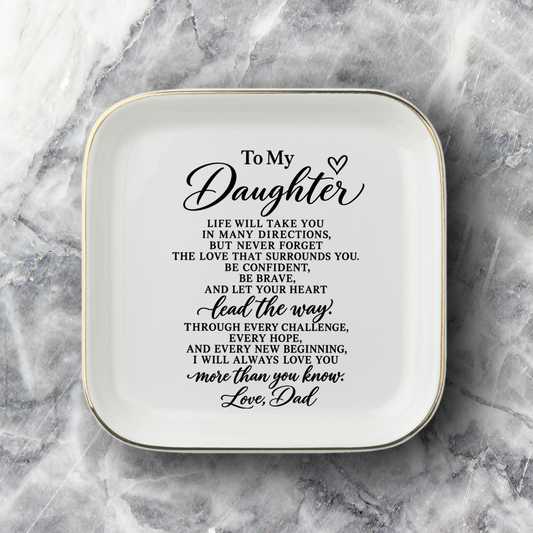 My Daughter Jewelry Dish