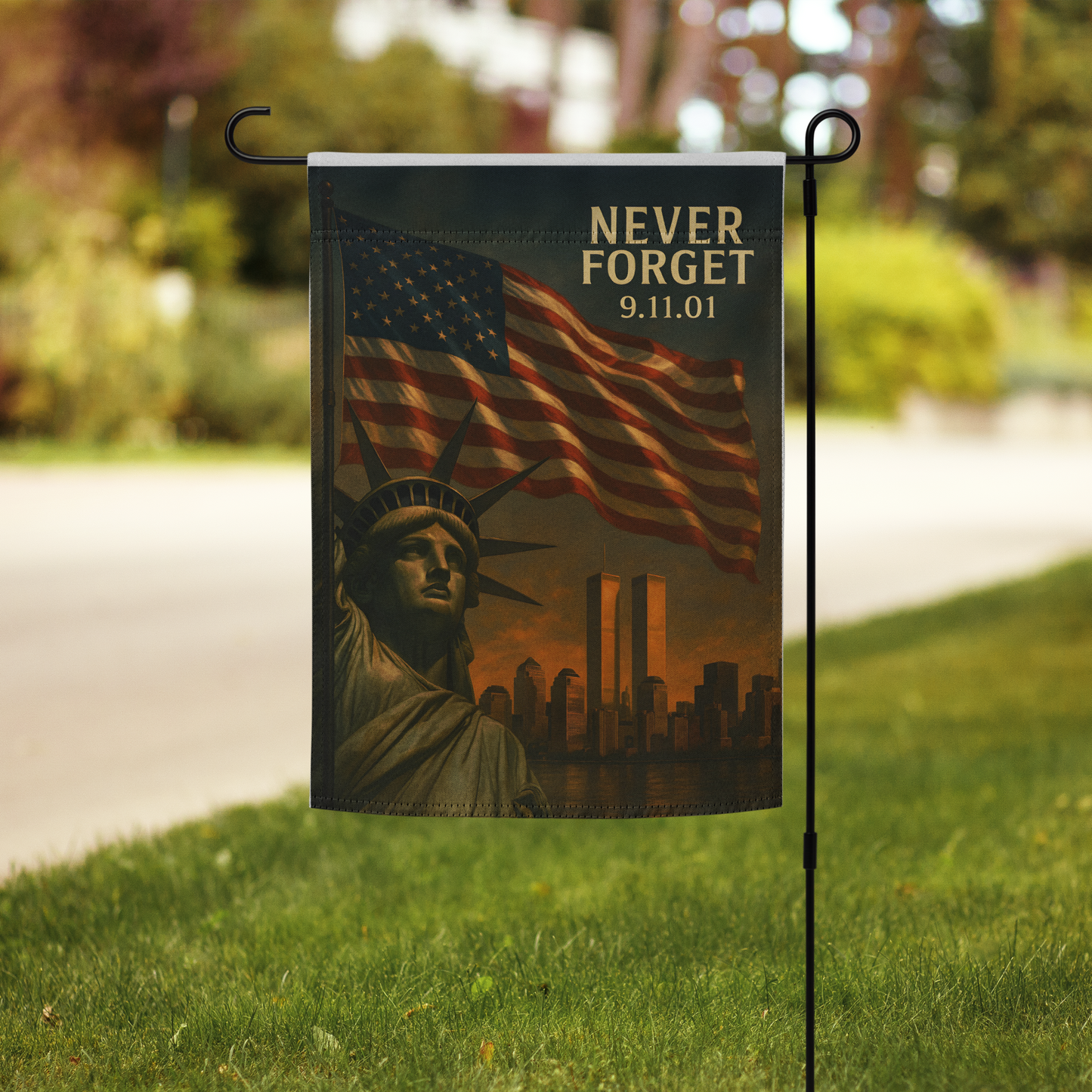 Patriot’s Pride – 9/11 Garden Flag