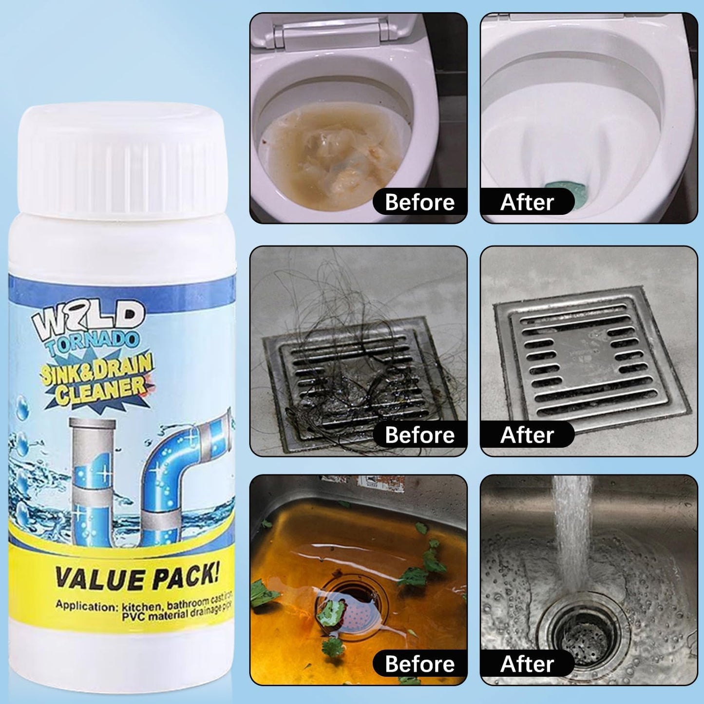 Smart Drain Cleaner Powder